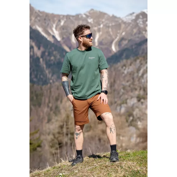  Tričko NORDBLANC CAMPING NBSMT8157 TMAVO ZELENÝ 
