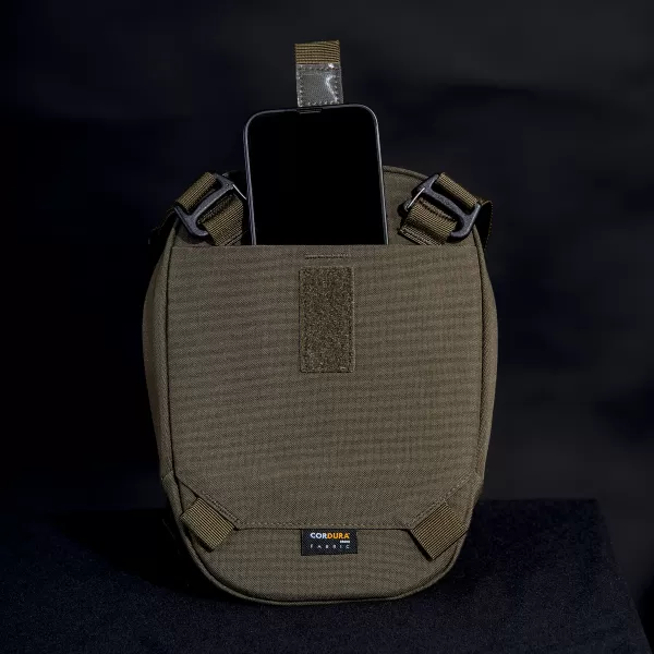  Bývanie PENTAGON CONSUL VERTICAL SLING POUCH K16114 HNEDÁ ŠEDÁ 