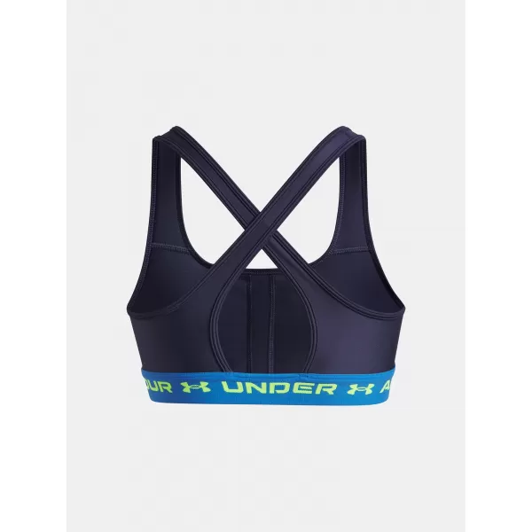  Dámska podprsenka UNDER ARMOUR CROSSBACK MID BRA 1361034-403 MODRÁ 
