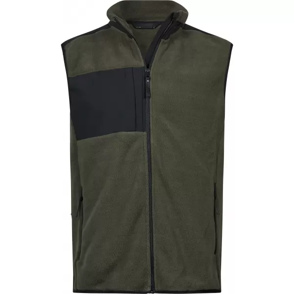  Pánska vesta TEE JAYS | TJ 9122 DEEP GREEN/BLACK 