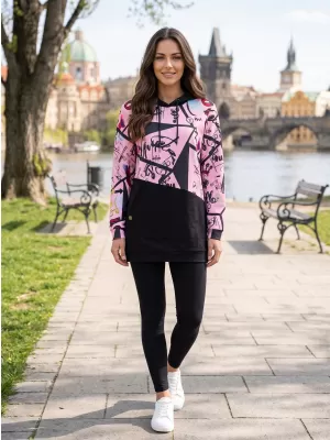 Dámska mikina KIXMI VONITA SVETLO RUŽOVÁ