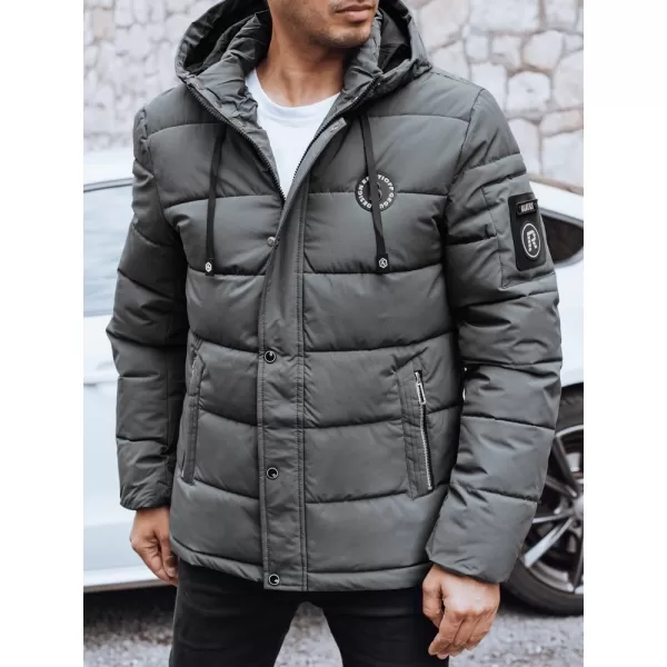  Pánska bunda DSTREET TX5053 TMAVO ŠEDÁ 