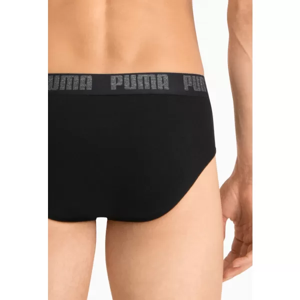  Mužské nohavičky PUMA BASIC BRIEF 2P 88910006 ČIERNA/ČIERNA 