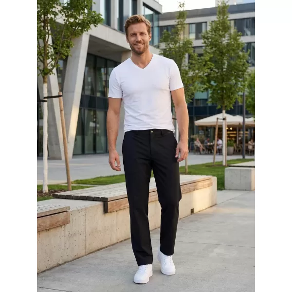  Pánske nohavice ALTISPORT ATS TROUSER CLASSIC-FIT ČIERNA 