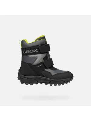 Chlapčenské členkové čižmy GEOX HIMALAYA B ABX J46FRE0FU50C1267 SIVÁ