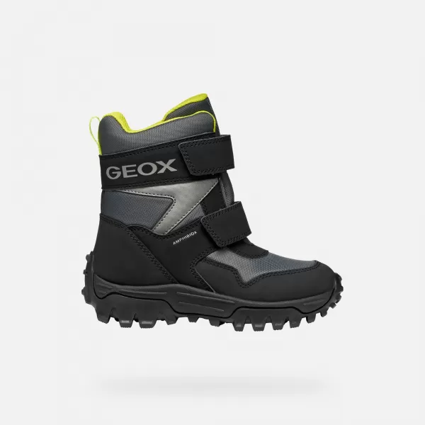  Chlapčenské členkové čižmy GEOX HIMALAYA B ABX J46FRE0FU50C1267 SIVÁ 