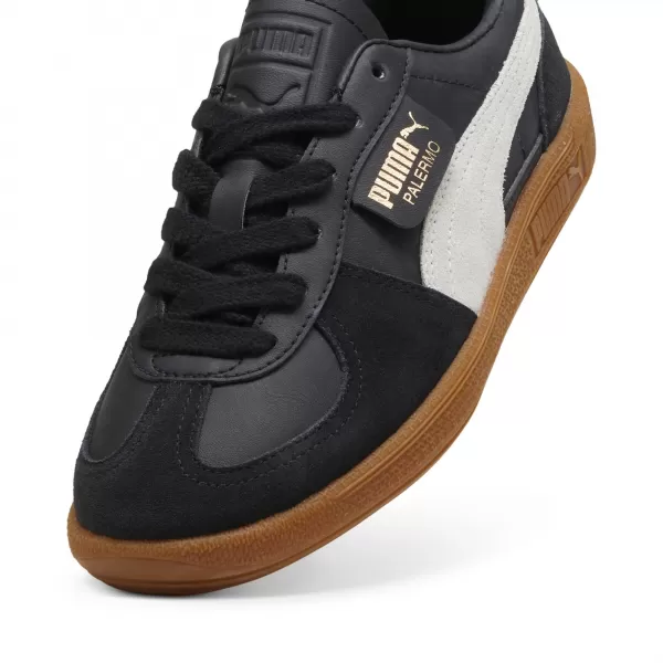  Detská obuv PUMA PALERMO LTH JR 39727503 PUMA ČIERNA/PERIE ŠEDÁ/ĎASNÁ 
