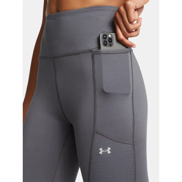  Dámske legíny UNDER ARMOUR VANISH CW LEGGING 1386418-025 SIVÁ 