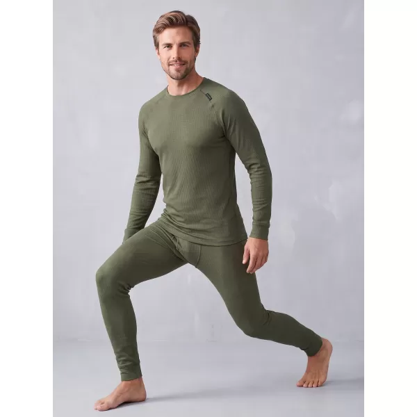  Pánsky termo set ALTISPORT GAIN KAKI/ČIERNA 