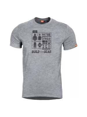tričko PENTAGON AGERON BUILD YOUR GEAR K09012 MELANŽ