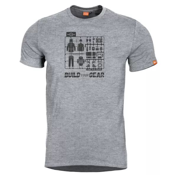  tričko PENTAGON AGERON BUILD YOUR GEAR K09012 MELANŽ 