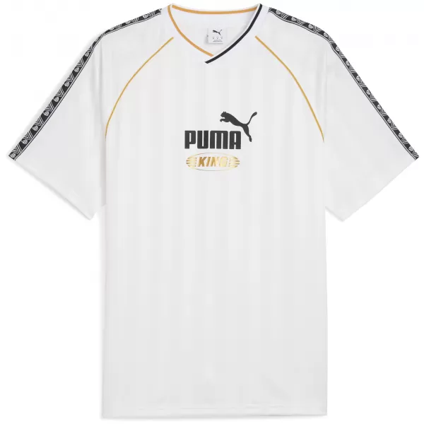  Pánsky dres PUMA KING RELAXED FOOTBALL JERSEY 63256302 PUMA BIELA 
