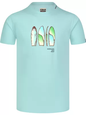 Tričko NORDBLANC ALOHA NBSMT8156 SVETLO MODRÝ