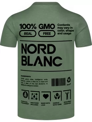 Tričko NORDBLANC CERTAINTY NBSMT8165 ZELENÝ