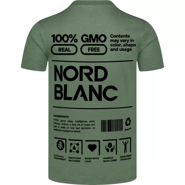  Tričko NORDBLANC CERTAINTY NBSMT8165 ZELENÝ 