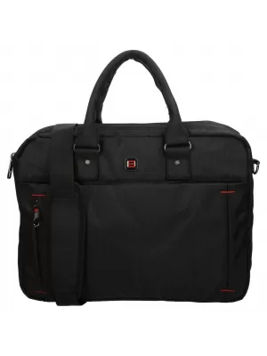 Taška ENRICO BENETTI CORNELL 15 BUSINESS BAG ČIERNA