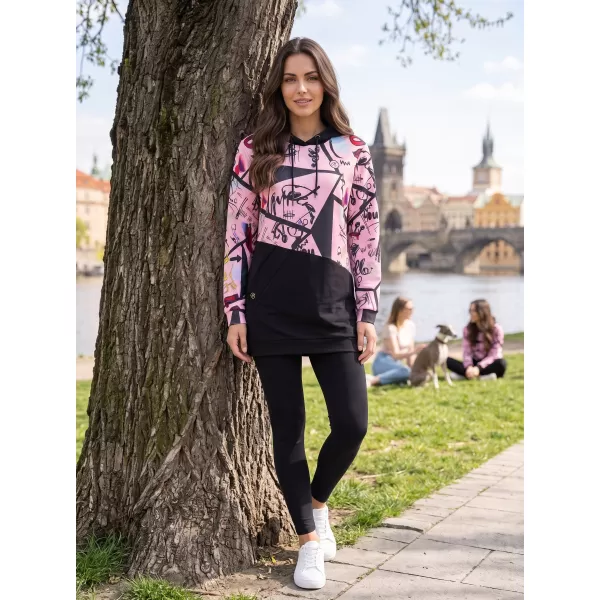  Dámska mikina KIXMI VONITA SVETLO RUŽOVÁ 
