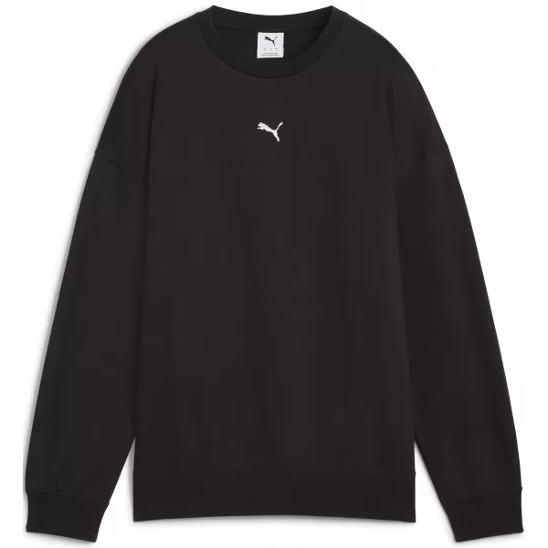  Dámska mikina PUMA ESS OVERSIZED CREW FL 68540001 PUMA BLACK 