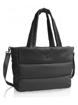 Taška HEYS PUFFER TOTE BAG ČIERNA
