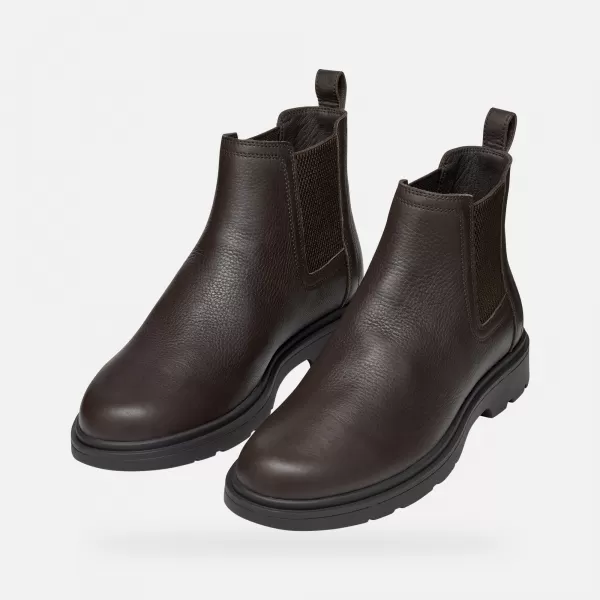  Pánske topánky GEOX SPHERICA EC1 G006535 TMAVO HNEDÁ 