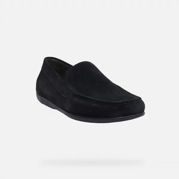  Pánske mokasíny GEOX ASCANIO G002709 TMAVO MODRÁ 