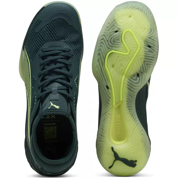  Pánske topánky PUMA ELIMINATE NITRO SQD 4 10843801 ZELENÁ/ŠUMIVÁ/BIELA/STRIEBORNÁ 