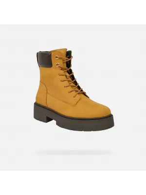 Dámske topánky GEOX SPHERICA EC7 G009696 JANTÁROVÁ