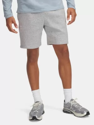 Pánske šortky UNDER ARMOUR UA ICON FLEECE SHORT 1380377-011 SIVÁ