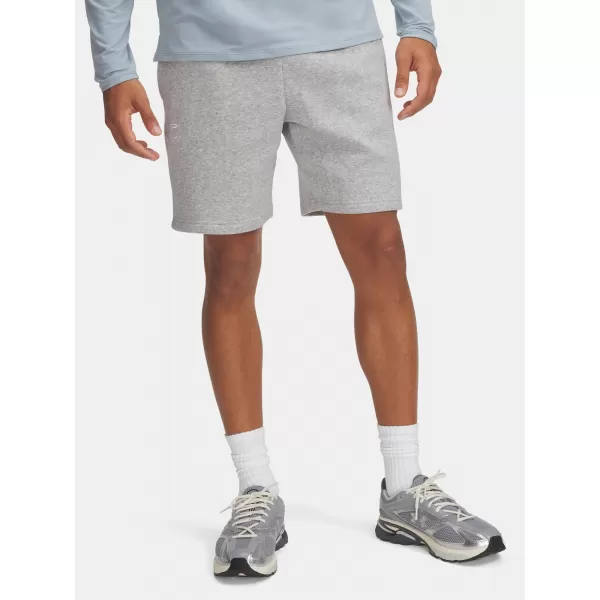  Pánske šortky UNDER ARMOUR UA ICON FLEECE SHORT 1380377-011 SIVÁ 