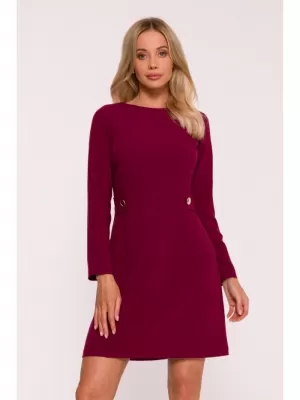 Šaty STYLOVE S419 GAŠTANOVÉ