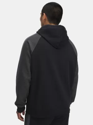 Pánska mikina UNDER ARMOUR RIVAL FLC CB HOOD ČIERNA