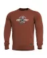 Mikina PENTAGON HAWK SWEATER LONE WOLF K09019 GAŠTANOVOČERVENÁ