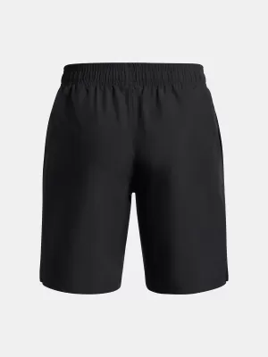 Chlapčenské šortky UNDER ARMOUR UA TECH WOVEN WORDMARK SHORT 1383341-007 ČIERNA