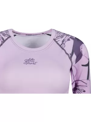 Dámsky funkčný prémiový crop top ALTISPORT VOJ/ALW114TR04 RUŽOVÁ