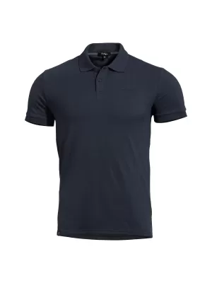 Pánske tričko s golierom PENTAGON MOTH PIQUET POLO SHIRT K09047 POLNOČNÁ MODRÁ