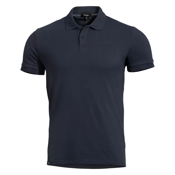  Pánske tričko s golierom PENTAGON MOTH PIQUET POLO SHIRT K09047 POLNOČNÁ MODRÁ 