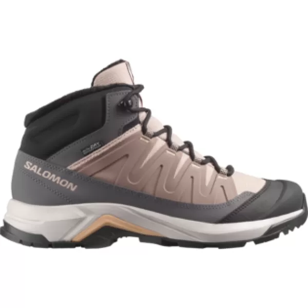  Dámske topánky SALOMON X-ADVENTURE COLDRUSH WATERPROOF W ETHEREA/ŽELEZNÁ/MAHAGÓNOVÁ RUŽA 