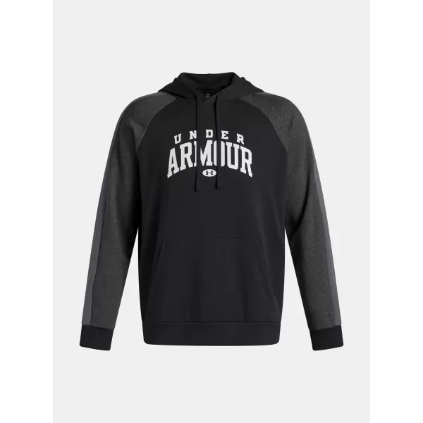  Pánska mikina UNDER ARMOUR RIVAL FLC CB HOOD ČIERNA 