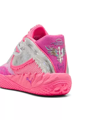 Pánske topánky PUMA MB.05 WORLD TOUR 31212901 SLNKO ZASIAHNUTÉ/ČISTÁ PURPUROVÁ