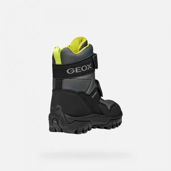  Chlapčenské členkové čižmy GEOX HIMALAYA B ABX J46FRE0FU50C1267 SIVÁ 