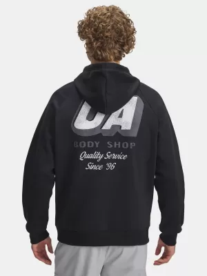 Pánska mikina UNDER ARMOUR UA RIVAL FLEECE HBR LOGO HD 6003955-001 ČIERNA