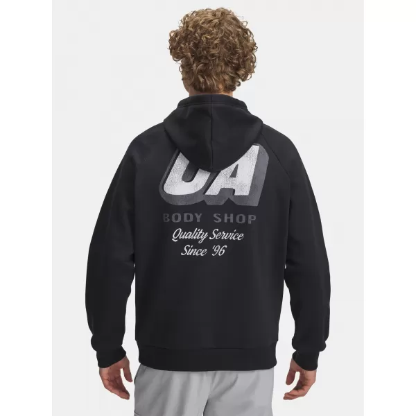  Pánska mikina UNDER ARMOUR UA RIVAL FLEECE HBR LOGO HD 6003955-001 ČIERNA 