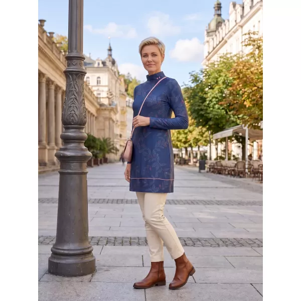  Dámsky rolák ALTISPORT GWENITH TMAVO MODRÁ 
