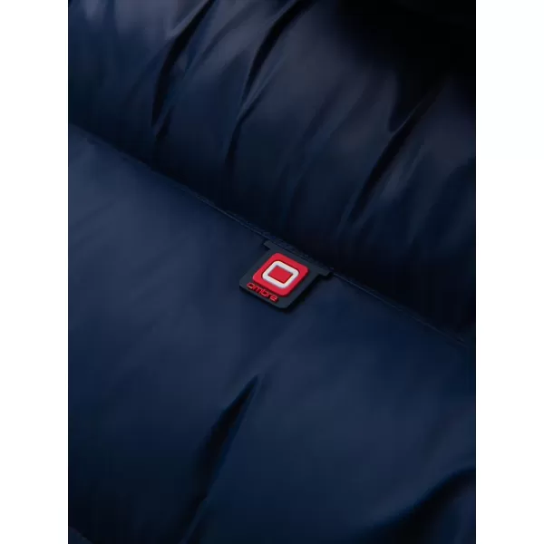  Pánska bunda OMBRE OM-JAHP-0303 NÁMORNÍCKA MODRÁ 