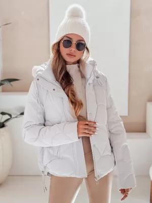 Dámska bunda DSTREET TY5042 BIELA