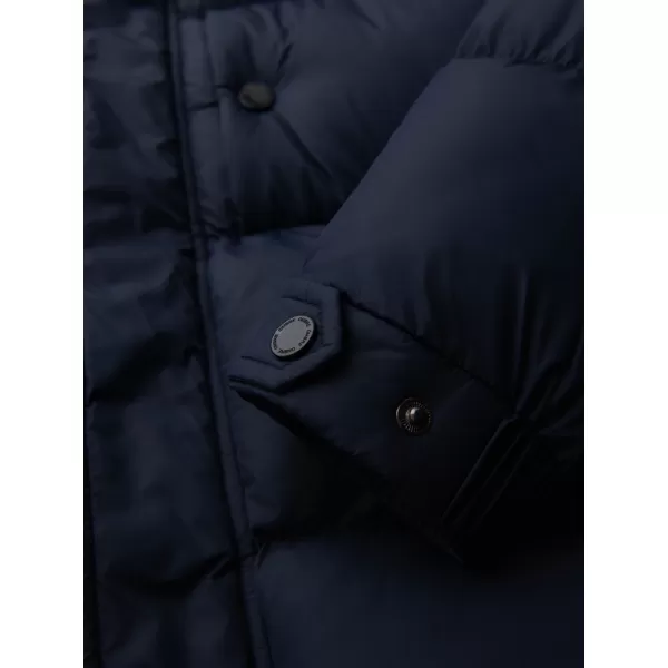  Pánska bunda OMBRE OM-JAHP-0238 NÁMORNÍCKA MODRÁ 