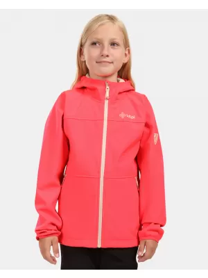 Detská softshellová bunda KILPI RAVIA-J ZJ0115KI RUŽOVÁ