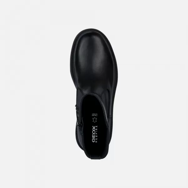  Dámske členkové čižmy GEOX G004255 ČIERNA 