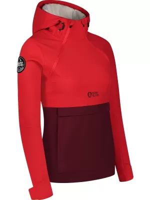 Dámska softshell Anorac NORDBLANC NBWSL8275 ČERVENÝ