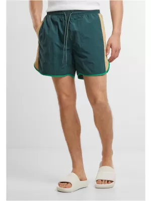 Pánske plavecké šortky URBAN CLASSICS TB7348 FĽAŠKOVO ZELENÉ